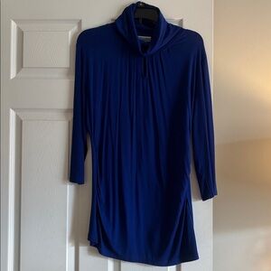 New York & Company Royal Blue Stretch Blouse